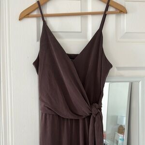 NWT Banana Republic Brown Spaghetti Strap Romper